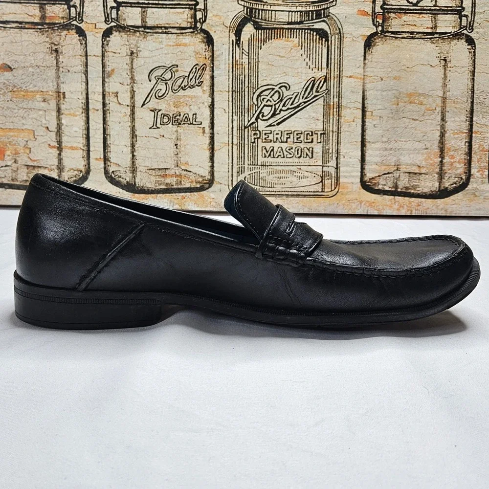 Sebago Sussex Classic Shoes Mens 11M Black Leather Penny Loafer Genuine Handsewn